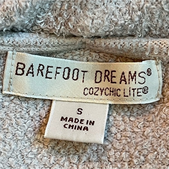 Barefoot Dreams Cardigan Cozy Chic Lite Essential Long Open Front Pockets Small - Picture 8 of 9